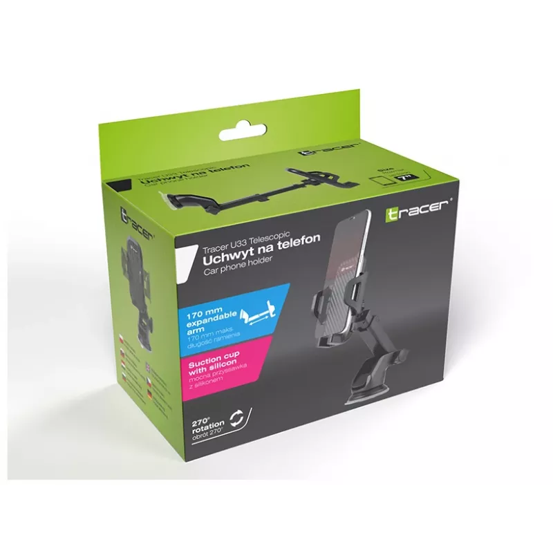 Passive holder Tracer TRAUCH46871 Mobile phone/Smartphone Black