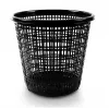 Trash bin 10l, black, plastic