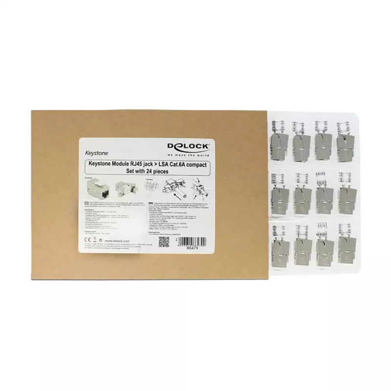RJ45/LSA Cat.6A DeLOCK 86479