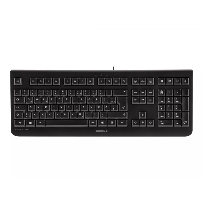 Cherry KC 1000 - Keyboard - Nordic - Black