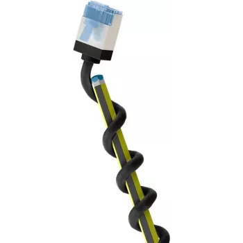 Goobay Ultra-Flexible CAT 6A Patch Cable slim U/FTP black - extra-short plug (74321)