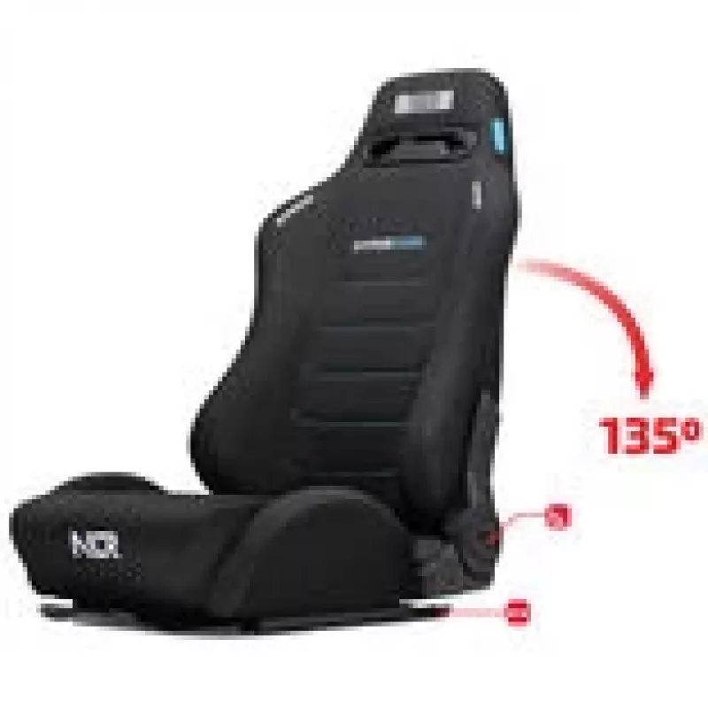 Racing seat Next Level Racing ERS3 HYPERCOOL ventilated black — sim racing cockpit seat