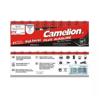 Single-use battery CAMELION LR6-SP10 AA Alkaline 1.5 V, 10 pcs, 49.8 mm x 1.41 cm, 24 g each