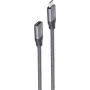 USB cable ShiverPeaks Basic-S USB 3.2 Gen 2 1m USB C Grey