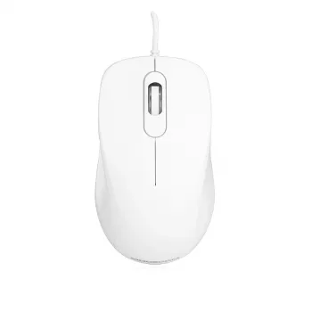 MODECOM M10 M-MC-0M10-200 Mouse (optisch, 1000 DPI, Weie Colour) (M-MC-0M10-200)