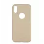 Phone cover Tellur Slim Synthetic Leather for iPhone X/XS — Gold, slim protective case