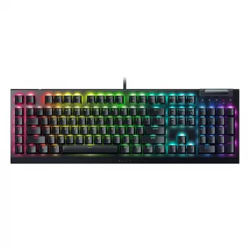 Razer BlackWidow V4 X Mechanical Gaming Keyboard, Yellow Switch, US Layout, Wired, Black Razer