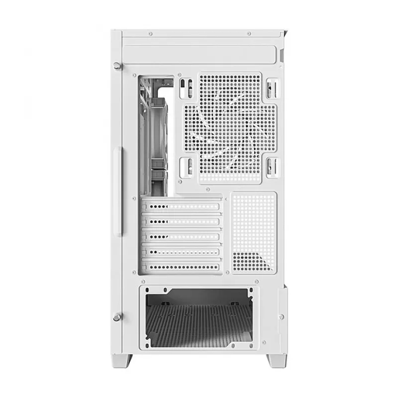 PC Midi Tower case DeepCool CG380 3F WH — White, 235×437×451 mm, supports 2.5 inch/3.5 inch, bottom PSU, 3x 120 mm fans installed