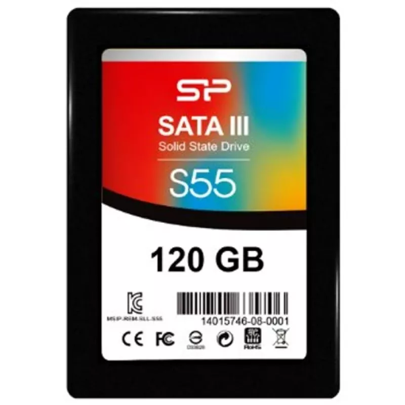 Silicon Power SP120GBSS3S55S25 - Serial ATA III - 120 GB - 6,35 cm (2.5) - 10 cm - 7 mm - 6,985 cm (SP120GBSS3S55S25)