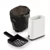 Plastic disposable tableware Rotho BIALA 64 pcs Black — plastic, 64 pieces, black