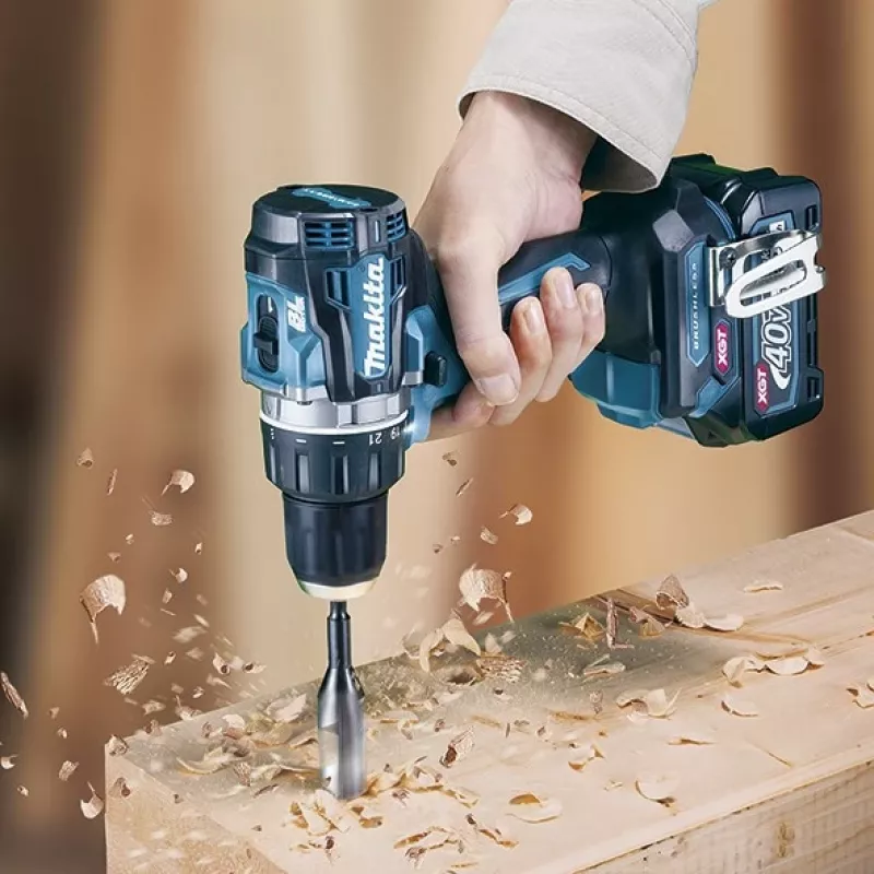 Makita DF002GZ - Drill/Driver - Cordless - 2 Speeds - Chuck Key 13 mm - 64 N·m - 164 mm - without Battery - 40 V (DF002GZ)