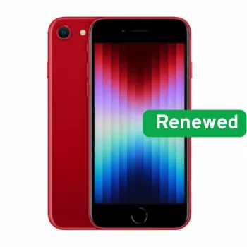 Apple Renew Grade B | iPhone SE (3rd Gen, 2022) | Red | 4.7 inch | Retina HD | A15 Bionic | 4 GB | 64 GB | iOS