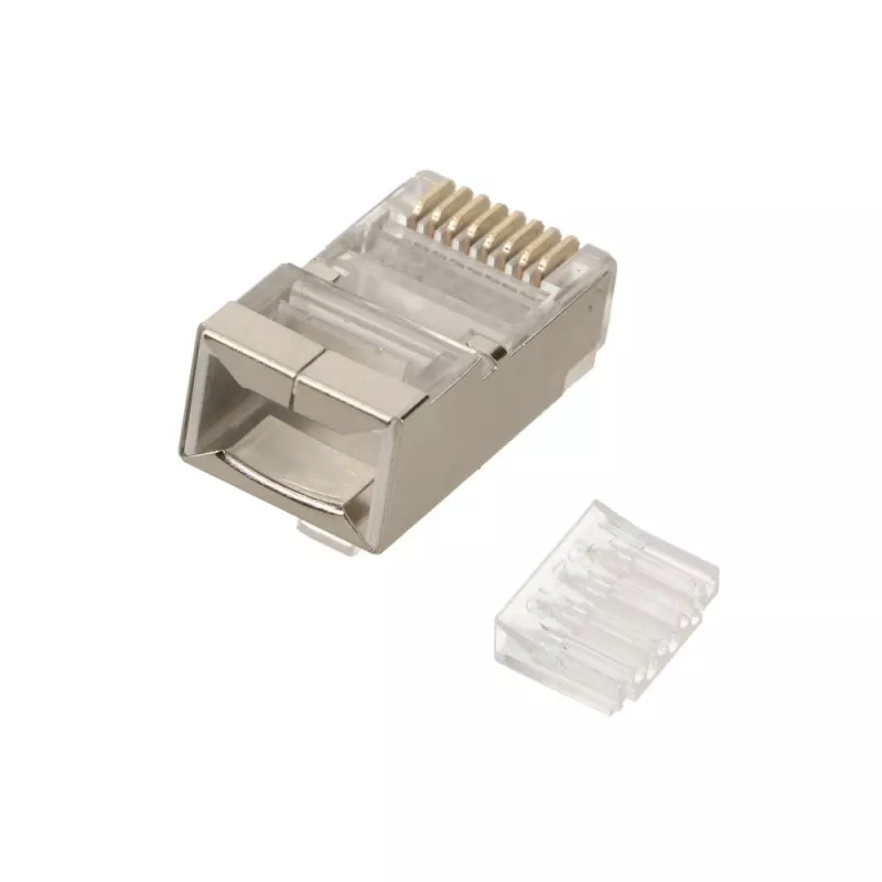 Extralink CAT6 FTP RJ45 Connector 8P8C Male/Female Transparent