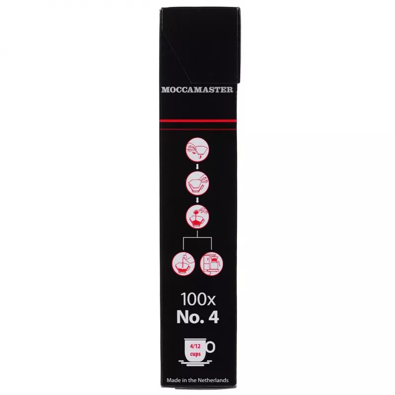 Coffee filter MOCCAMASTER 85022 — paper filters, white, pack of 100