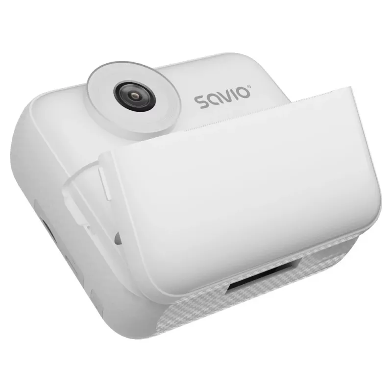 Instant print camera SAVIO AN-01 for kids, white, 2.4 inch LCD, MicroSDHC up to 32 GB, USB-C, 1200 mAh battery, no built-in flash