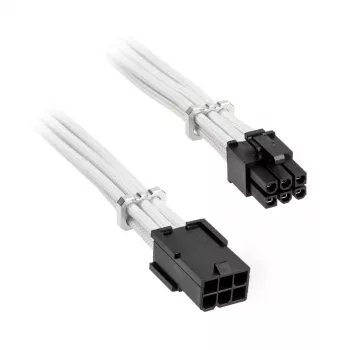 PCIe 6-pin extension cable BITFENIX Alchemy 45 cm sleeved white