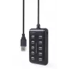 USB hub Gembird UHB-U2P10P-01 — 10-port USB 2.0 hub