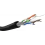 Network Cable Goobay CAT 6 U/UTP 100m Black