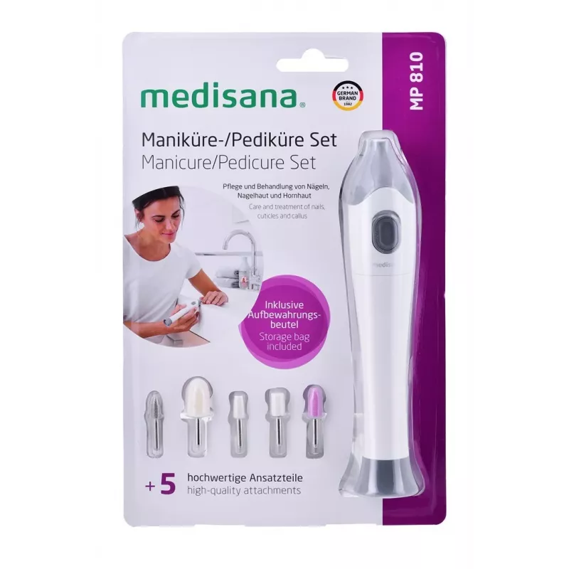 Medisana MP 810 manicure and pedicure device, white