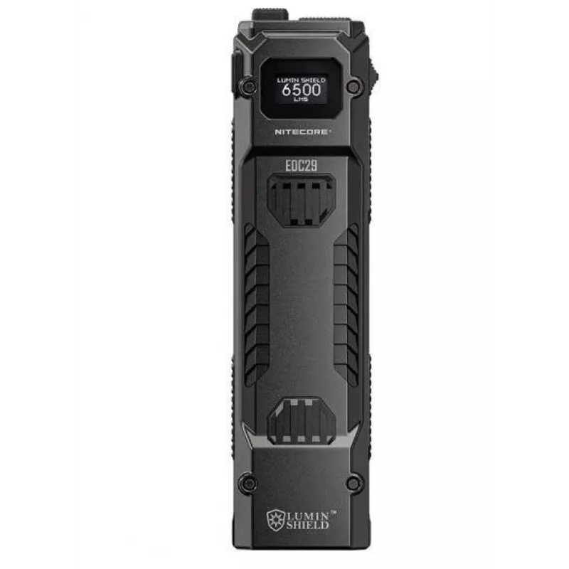 Hand flashlight Nitecore EDC29 stainless steel housing, 2 LEDs, 15–6500 lm, IP54, USB rechargeable