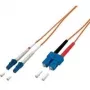 DeLOCK 84612 Fibre Optic Cable 2 m LC ST OS2 Yellow (84612)
