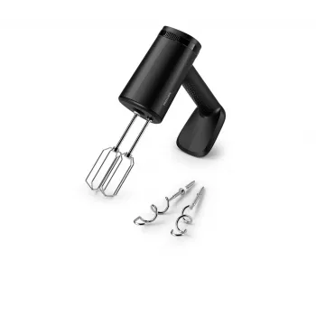 Hand mixer Philips HR3781/00 — 500 W, black, knead and mix, plastic housing