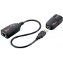 LogiLink UA0207 USB 2.0 Cat5 extender set, black