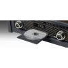 Turntable muse MT-115 W — black/gold, 33-45-78 RPM, J-shaped tonearm, rotary volume, 240V AC