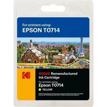 185E007104 KODAK EPS. DX4000 TINTE YEL C13T07144012/T0714/T0894 480Seiten 5.5ml (185E007104)