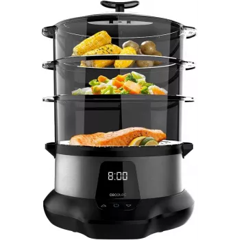 Cecotec Food Steamer | Vapovita 3000 Pro | 1000 W | Number of baskets 3