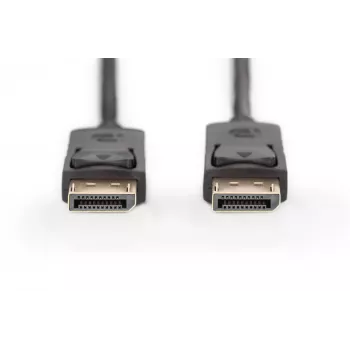 Connection Cable DisplayPort with snaps 1080p 60Hz FHD Type DP / DP M / M black 1m