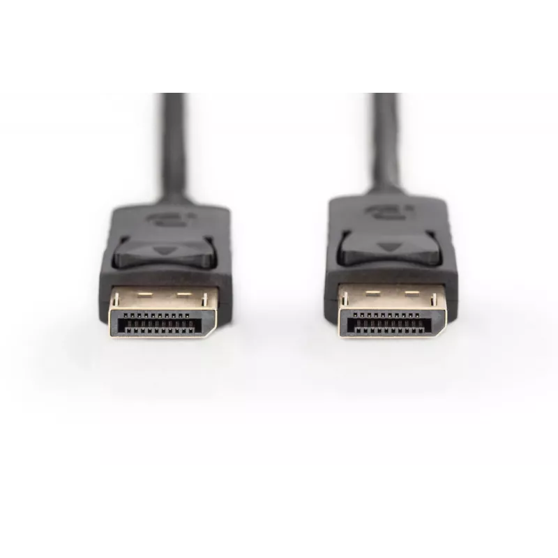 Connection Cable DisplayPort with snaps 1080p 60Hz FHD Type DP / DP M / M black 1m