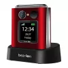 Flip phone Beafon Fold 10 Silver Line Red-Silver Dual SIM