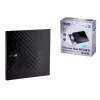 External DVD±RW optical drive ASUS SDRW-08D2S-U Lite, USB 2.0, black, 24x CD / 8x DVD, 142×142×20 mm