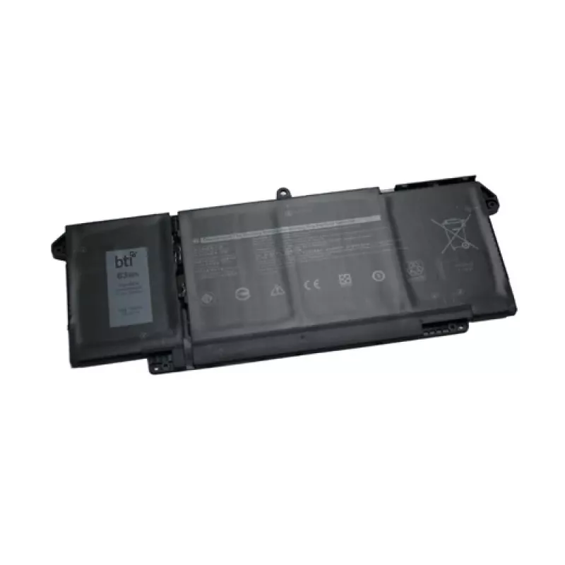 Battery for Dell Latitude 5320, Triton compatible 7FMXV — 63Wh (3941mAh), 4-cell, 15.2V, Li-Ion, black