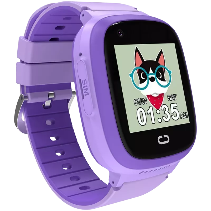 Kids Watch CANYON Sunny KW-48 Video 4G GPS Games&Music Violet