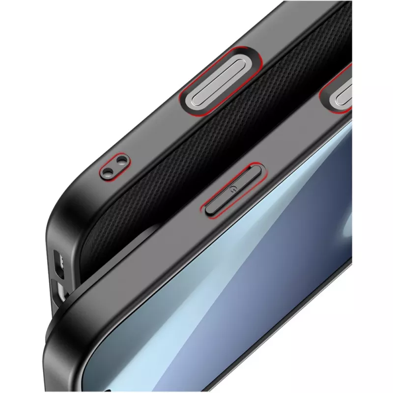 Nevox StyleShell NYLO 2528 Case for iPhone 17 Pro, Black