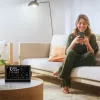 Smart Speaker MANTA MTO200B Windy Black — Bluetooth and Wi‑Fi wireless audio, voice assistant support