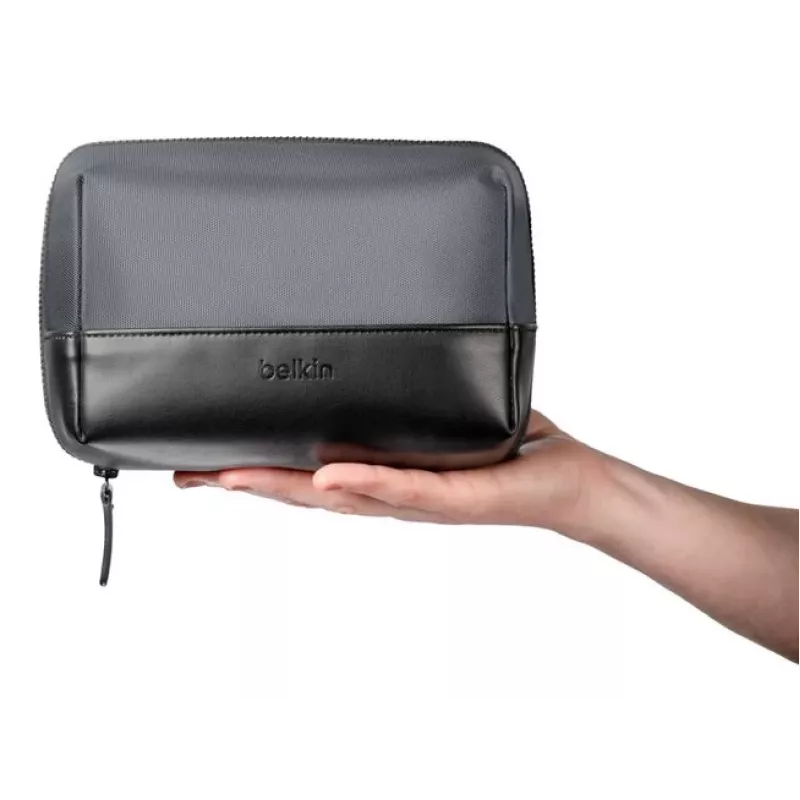Travel organizer Belkin MMA013HQBK compact design durable material, carry case for cables and accessories