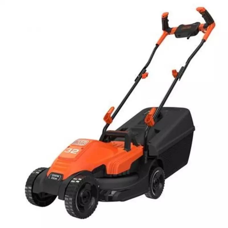 Black & Decker electric lawnmower with cutting height adjustment 1200 W Cutting width (max.) 32 cm