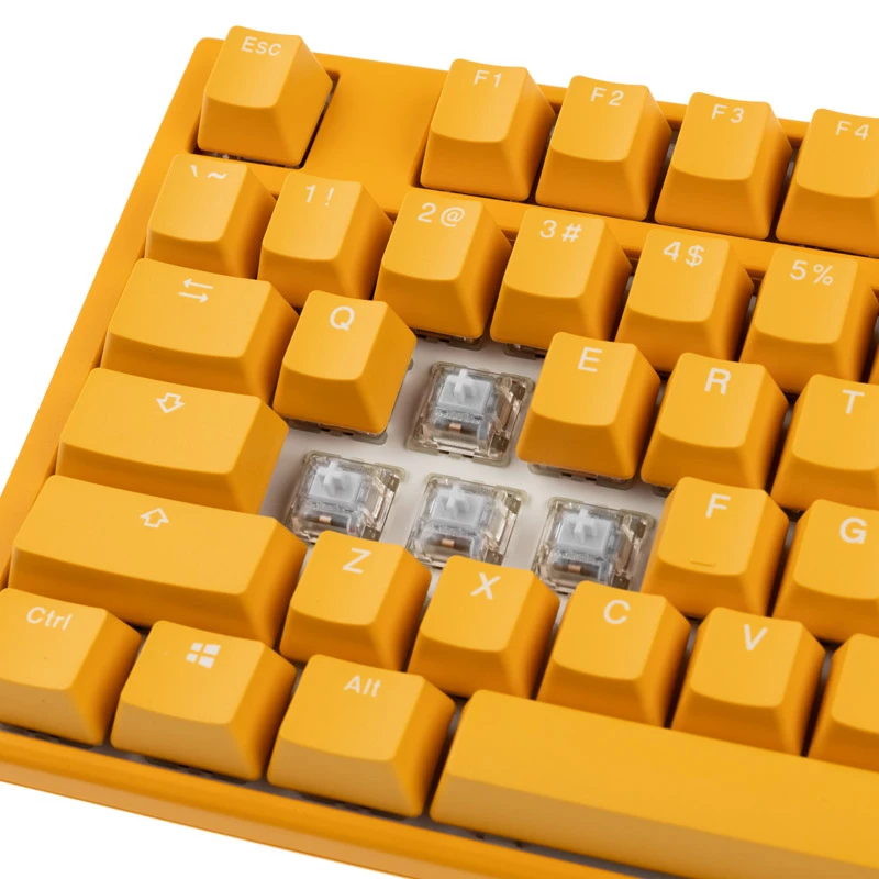Ducky One 3 Yellow Gaming Keyboard, RGB LED - MX-Clear (US)