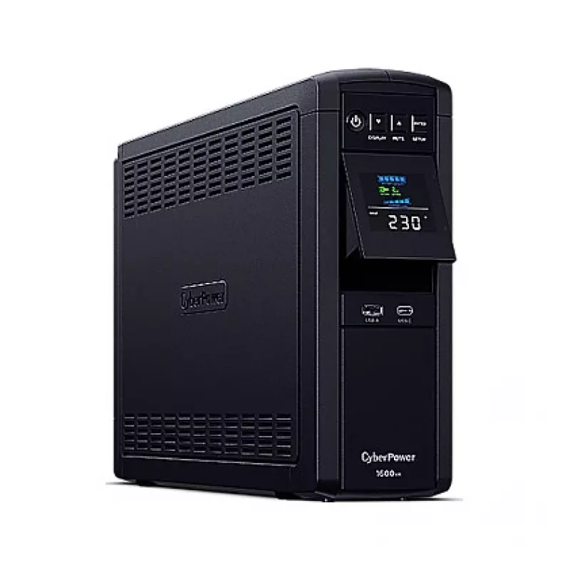 CyberPower CP1600EIPFCLCD uninterruptible power supply (UPS) Line-Interactive 1.6 kVA 1000 W 6 AC outlet(s)