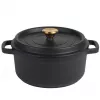 Cast iron stockpot Russell Hobbs 24 cm, black