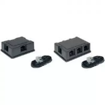 telephone splitter RJ-45 F 6x RJ-45 F Black ShiverPeaks BS71400-6SET