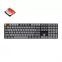 Keychron K5 Max Keyboard Universal USB RF Wireless Bluetooth Black Grey Mechanical RGB