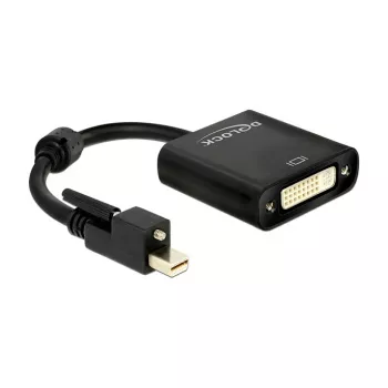 Video Cable Adapter DeLOCK 62639 Mini DisplayPort to DVI-I 0.25m Black