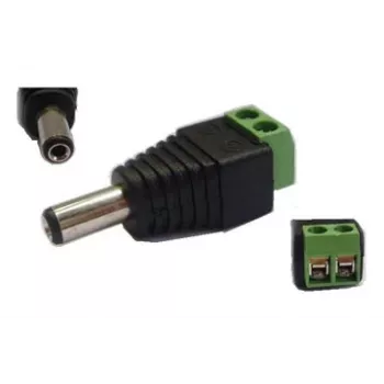 Power male connector 5.5x2.1 mm, extra digital PMC, pack of 10
