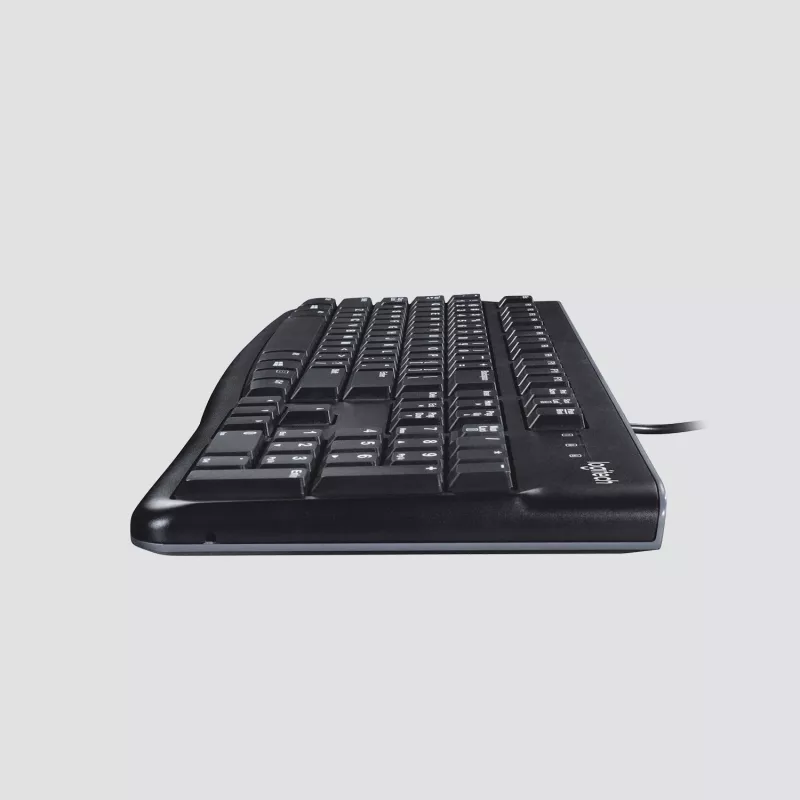 Logitech Desktop MK120 Combo, Black, Wired, Swiss, 920-002504