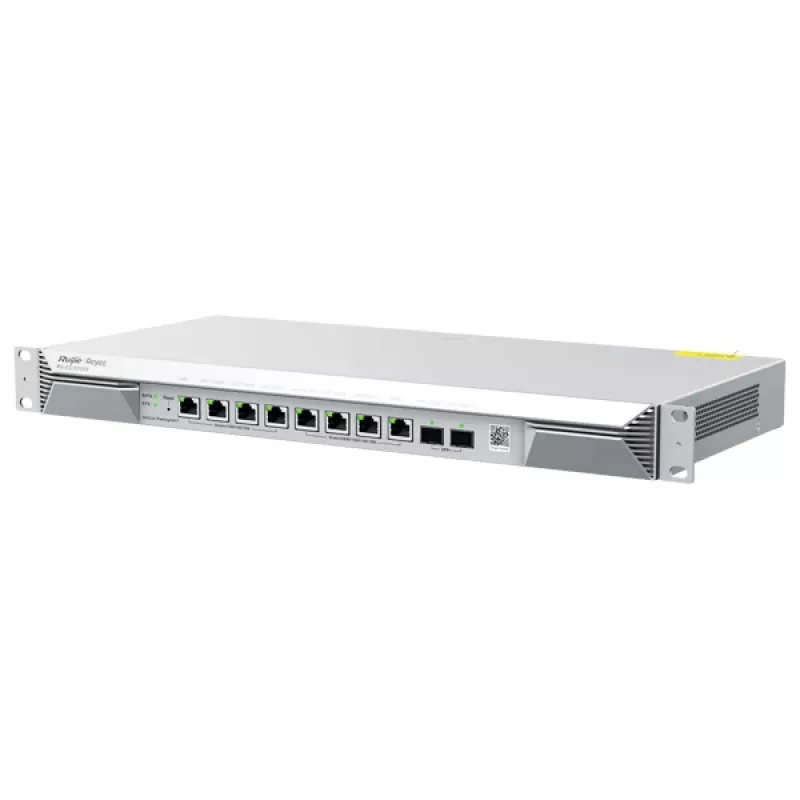 Wired router RUIJIE RG-EG1510XS — 2.5GbE + Gigabit Ethernet, 6x RJ-45, 4 Gbit/s throughput, 1U, Silver