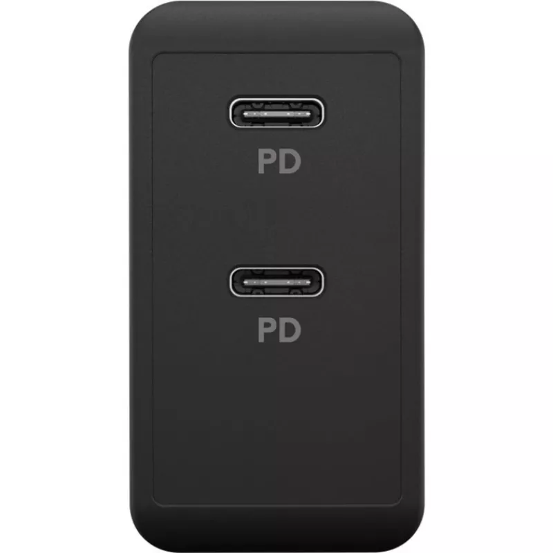 Indoor Charger Goobay 61757 Fast Charging USB Type-C 2 Ports Black